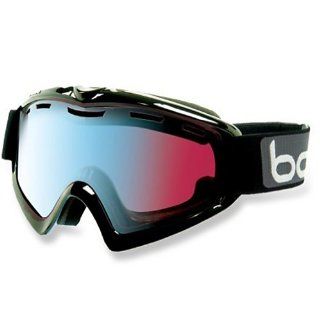 Bolle X9 Snow Goggles (Modulator Vermillon Blue Lens/Shiny Black Frame)  Ski Goggles  Sports & Outdoors