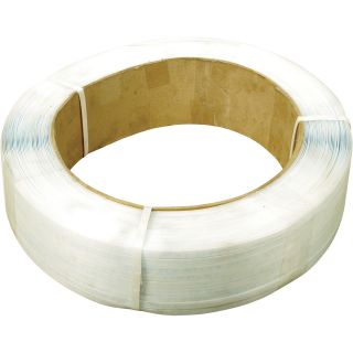  1/2In. Poly Strapping — 4500Ft. Roll, 16In. x 3In. Core  Poly   Plastic Strapping Materials