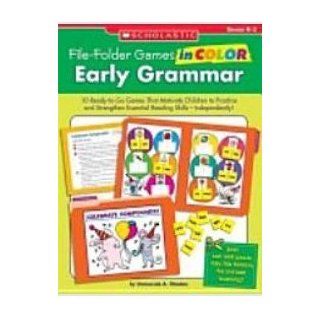 Scholastic 978 0 439 51766 9 File Folder Games in Color   Early Grammar  Early Childhood Development Products 