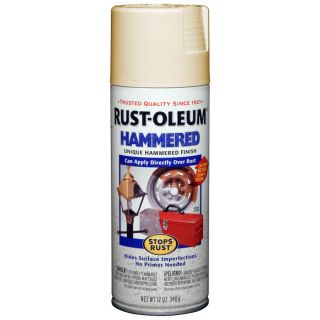 Rust Oleum 12 oz Hammered Ivory Gloss Spray Paint