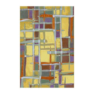 Shaw Living Carnivale 5 ft 5 in x 7 ft 8 in Rectangular Multicolor Transitional Area Rug