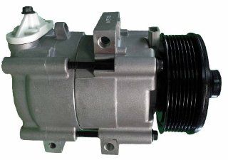 New A/C Compressor with Clutch, 1997 1998 1999 2000 Ford Econoline Van 4.6L 5.4L 6.8L, 1997 1998 1999 2000 2001 Expedition All Engines, 2002 2003 Ford F150 Pickup Harley Davidson Only 5.4L, 2000 Ford Excursion 5.4L 6.8L, 2000 Ford Automotive