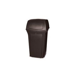 Brown Ranger Container, 35 Gallon (RCP8430 88BRO) Category Outdoor Trash Cans  Waste Bins  