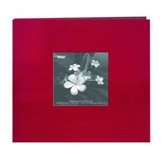 Pioneer Silk Fabric Frame Memory Album with Solid Color Cover, 8" x 8" Scrapbook with 10 E Z Load Archival Pages & Inserts