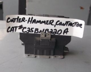 CUTLER HAMMER C25BNB220A 20A 2 POLE 120V CONTACTOR Electronic Components