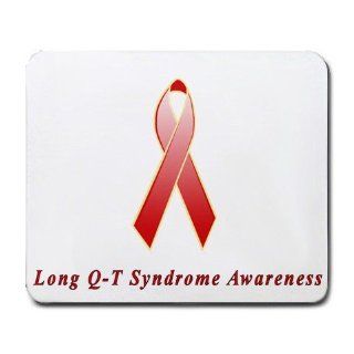 Long Q T Syndrome Awareness Ribbon Mouse Pad 