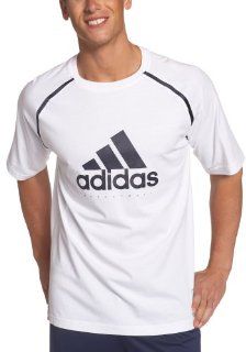 adidas Men's Grip T Shirt, White/Dark Navy, Medium  Athletic Apparel  Sports & Outdoors