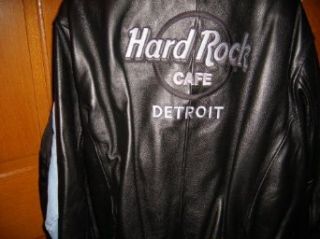 Hard Rock Cafe Leather Jacket at  Mens Clothing store Leather Outerwear Jackets