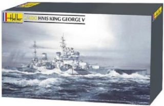 Heller HMS King George V Boat Model Building Kit Toys & Games