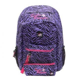 Cutie Patootie Girls Black Purple Zebra Backpack Cutie Patootie Clothing