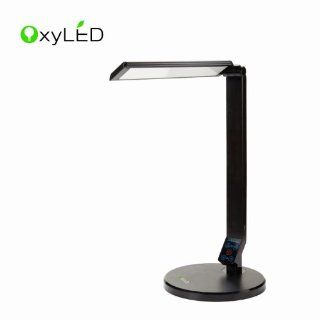 OxyLED Smart L120 Eye care Full Spectrum LED Desk Lamp (5 Light Spectrums, 5 Dimmable Level, USB Charging Port, Safe Touch Panel)    