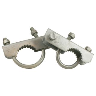 2 7/8 in x 1 5/8 in Galvanized Steel Chain Link Fence Post Hinge