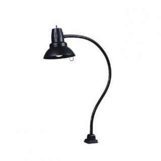 Electrix 7293 BLK Gooseneck Work Lamp, Incandescent, Clamp on Mounting, 33" Reach, 100W, 1675 Raw Lumens Desk Lamps