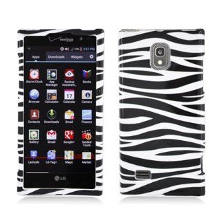Aimo LGVS930PCIM005 Durable Hard Snap On Case for LG Spectrum 2 VS930   1 Pack   Retail Packaging   Zebra Cell Phones & Accessories