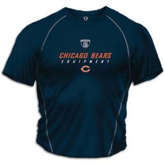 Chicago Bears Navy Speedwick Performance T Shirt  Sports Fan T Shirts  Clothing