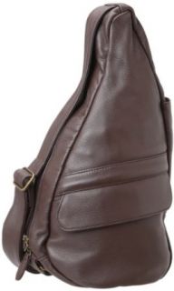AmeriBag Classic Leather Healthy Back Bag tote Extra small,Espresso,one size Clothing