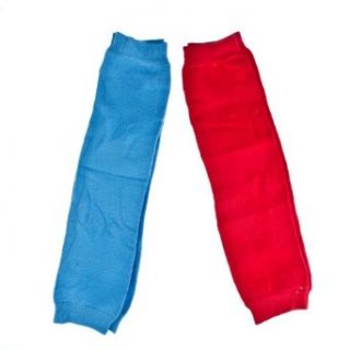 Baby Leg Warmers Solid Colors Set of 2   Red and Blue Clothing