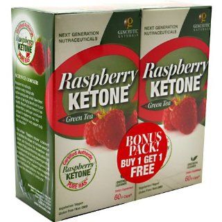 Genceutic Naturals Raspberry Ketones + Green Tea Health & Personal Care