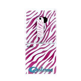 Earloomz SL 139 Zebra   Bluetooth Headset   Retail Packaging   Pink/White Cell Phones & Accessories