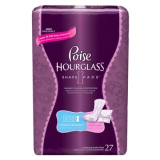 Poise Hourglass Ultimate Absorbency Pads 27 count
