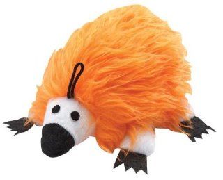 Grriggles Hedgehog 7 In Orange  Pet Squeak Toys 