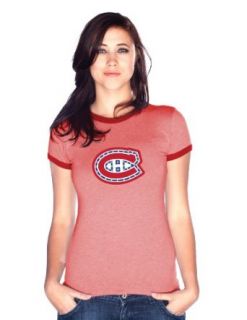 Majestic Threads NHL Montreal Canadiens Ringer Tee, Red, Small  Sports Fan T Shirts  Sports & Outdoors