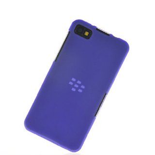 MOONCASE Soft Gel Tpu Silicone Skin Style Devise Back Case Cover With Screen Protector for Blackberry Z10 Purple Cell Phones & Accessories