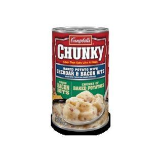 Campbell's Chunky Baked Potato with Cheddar & Bacon Bits Soup 18.8 oz  Beef Soups  Grocery & Gourmet Food
