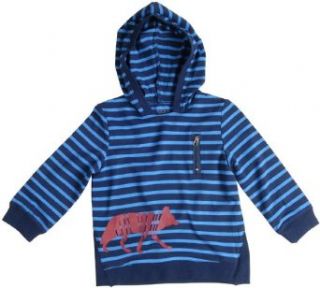 Egg By Susan Lazar Jersey Wolf Hoodie   Navy Stripe Clothing
