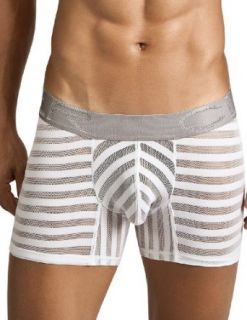 Clever 2139   Kansai See Through Striped Mesh Boxer White Extra Large at  Men�s Clothing store