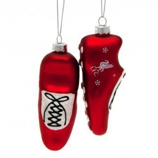 Liverpool FC Boot Baubles Ornaments   Decorative Hanging Ornaments