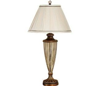 Murray Feiss MF 9406 Crystal Table Lamp from the Harlow Collection, Firenze Gold    