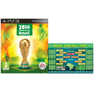 EA Sports 2014 FIFA World Cup Brazil (Includes Free World Cup Wallchart 2014)      PS3