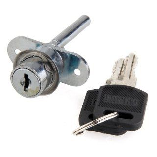 Aluminium Alloy Cam Lock for Cabinet Drawer Cupboard Locker 16mm + Keys   Cabinet And Furniture Locks  