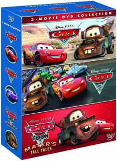 Cars 1, 2 and Cars Toon Maters Tall Tales      DVD