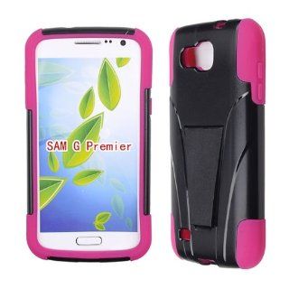 SWITCHABLE CASE FOR SAMSUNG GALAXY PREMIER I9260 BLACK HOT PINK Cell Phones & Accessories
