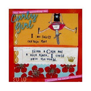 World According to Curly Girl 2010 Mini Wall Calendar (Calendar) Leigh Standley 9781416283430 Books