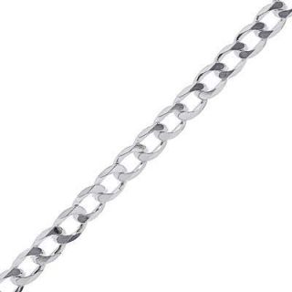 Sterling Silver 7.0mm Curb Chain Bracelet   8.5   Zales