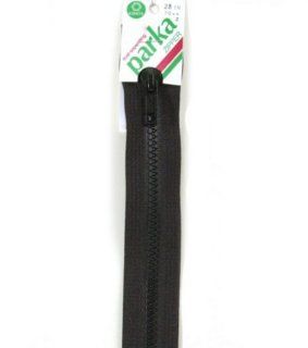 Coats Thread & Zippers Sport Parka Dual Separating Zipper, 28 Inch, Black