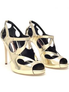 Rupert Sanderson ‘mion’ Cut out Leather Sandals