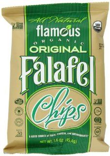 Flamous Original Falafel Chips, 1.6 Ounce (Pack of 24)  Soy Chips And Crisps  Grocery & Gourmet Food