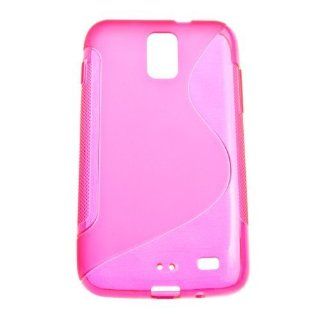 Hot Pink Soft TPU Gel Skin Case Cover for Samsung Galaxy S2 Skyrocket I727 Cell Phones & Accessories