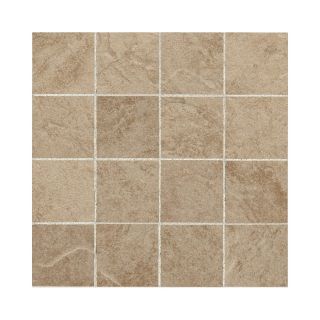 American Olean 24 Pack Shadow Bay Beach Sand Thru Body Porcelain Mosaic Square Floor Tile (Common 12 in x 12 in; Actual 11.81 in x 11.81 in)