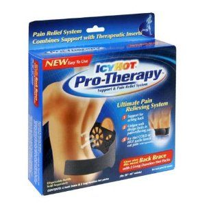 Icy Hot Pro Therapy Back Brace with 2 Long Duration Hot Packs, One Size Fits Most , 1 brace Health & Personal Care