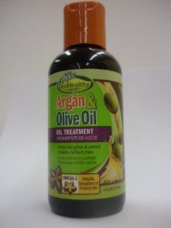 Grohealthy Argan & Olive Oil Oil Treatment  Hair Styling Serums  Beauty