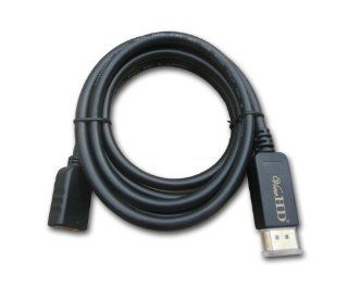 ViewHD Premium DisplayPort Male to HDMI Female Converter Adapter Cable 6FT Electronics