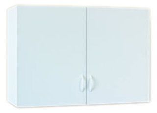 Do+Able Products Two Door Wall Cabinet, White #12211   Cabinet Door Organizer Shelves