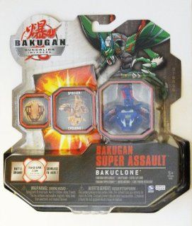 Bakugan Gundalian Invaders Super Assault Blue Aquos Bakucyclone Raptorix [New, in Package] Toys & Games
