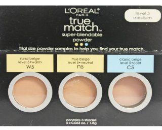 Loreal True Match Super Blendable Powder Level 5 Medium  Face Powders  Beauty