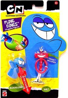 Cartoon Network Fling Dings Flingable Figure 2 Pack Bloo & Wilt Toys & Games